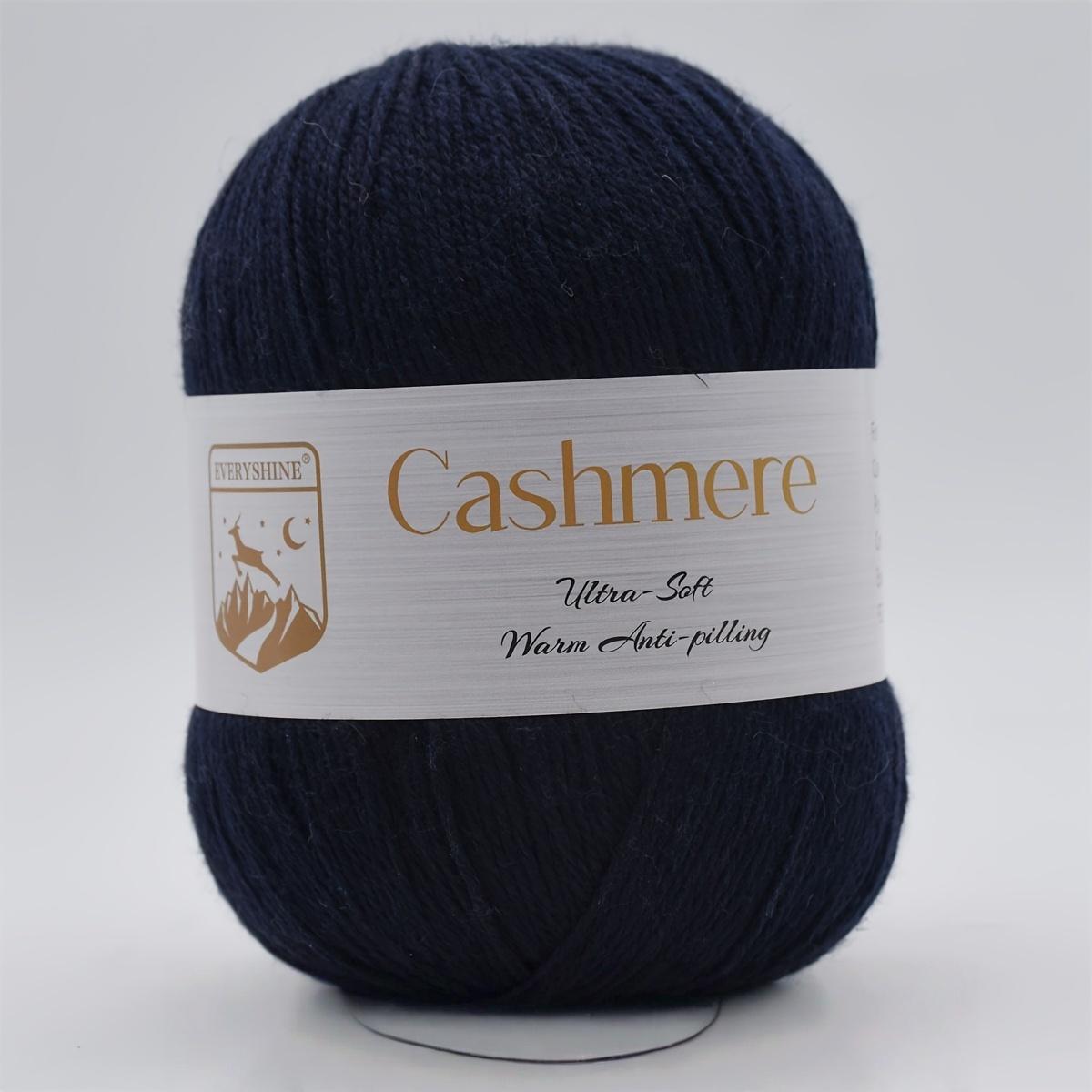 

6 мотков премиальной кашемировой пряжи – 50 г/моток 320 м Мягкая пряжа для вязания и крючком для рукоделия, связанного вручную – Роскошное теплое волокно для шарфов, шапок, свитеров