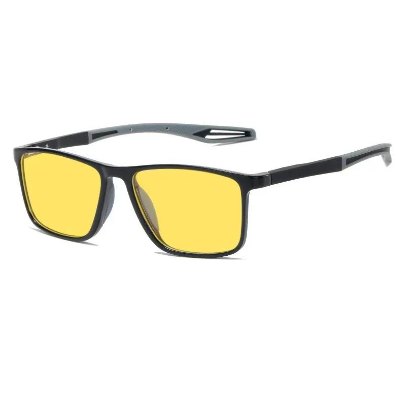 New Ultra Light Night Vision Sport Glasses TR90 Computer Car Driving Sunglasses Blue Light Blocking Eye Protection Eyewear