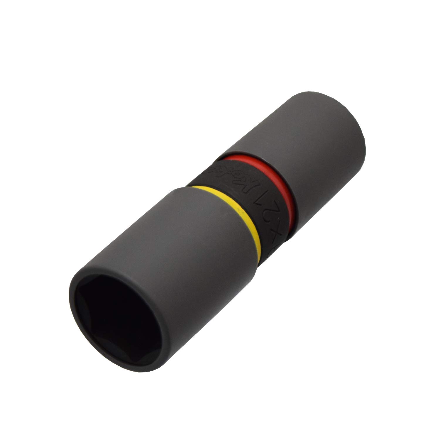 

Yamashita Industrial Research Institute Wheel Nut Socket, 1/2 (12.7mm) Square, Impact Type, Double End, 19mm x 21mm, 14118PM-19X21