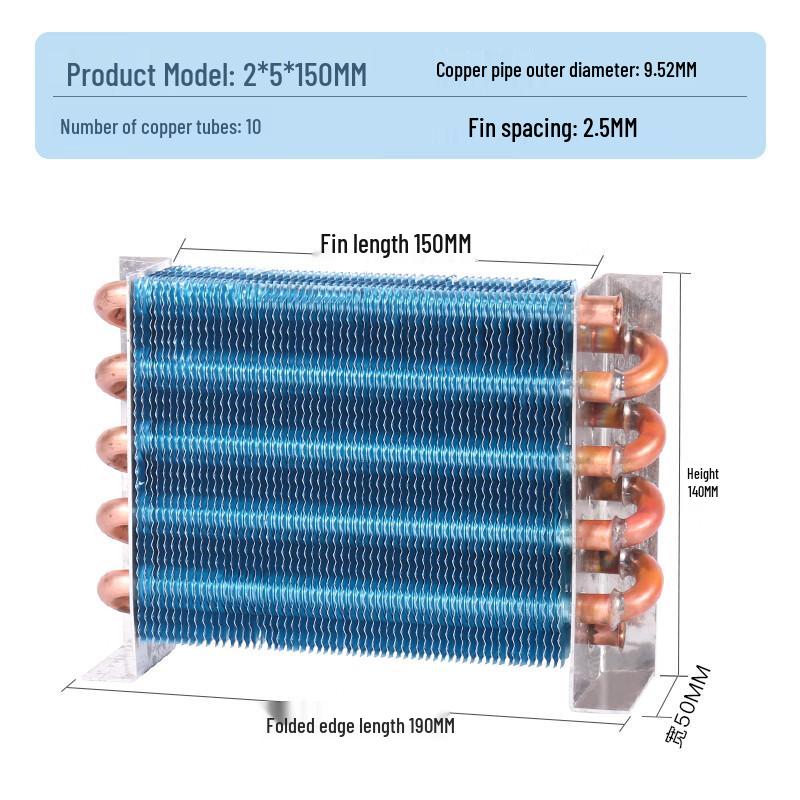 Aojing Air/Water Cooled Copper Tube Fin Condenser
