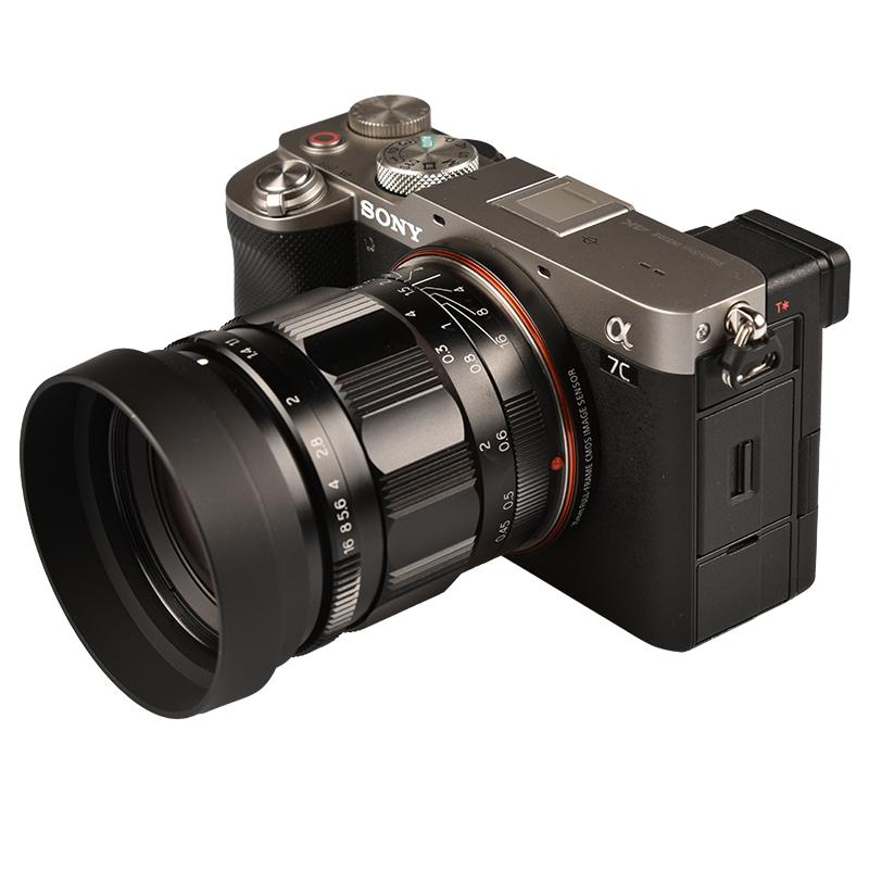 Vlogmagic 50mm F1.1 Large Aperture Manual Focus Fixed Full Frame Lens Hood for Sony E Canon RF Nikon Z Mount Mirrorless Cameras