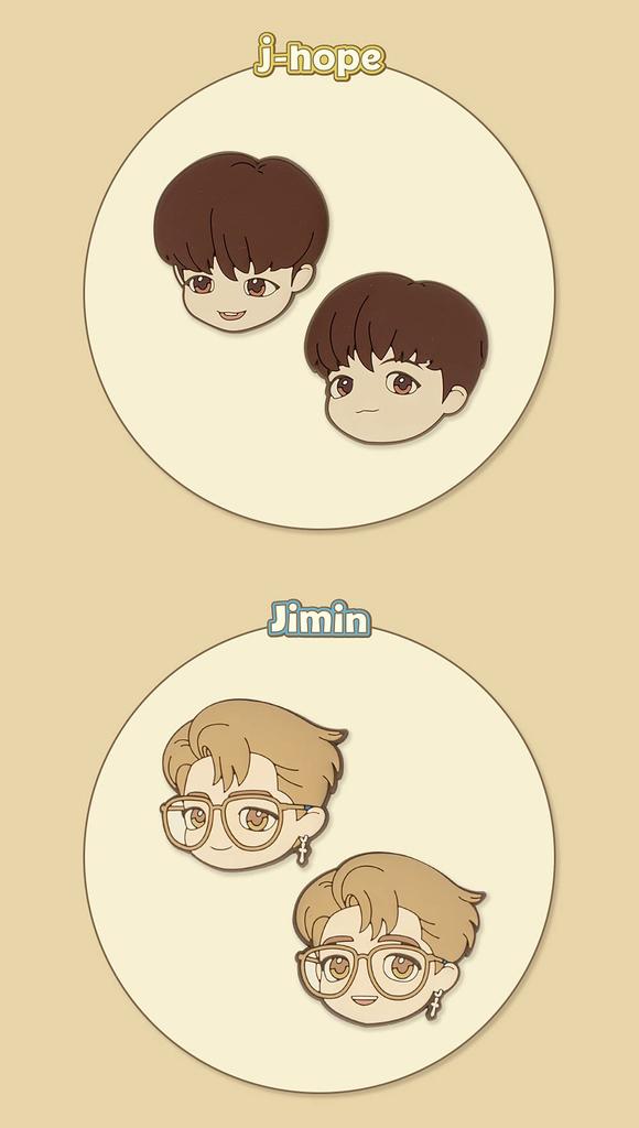 ROYCHE TinyTAN Rubber Pin Badge (SUGA) TinyTAN-PBR-D-SG