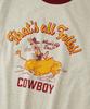 OUTSTANDING [Looney Tunes] Half Sleeve Tee(Cowboy)_1%Oatmeal