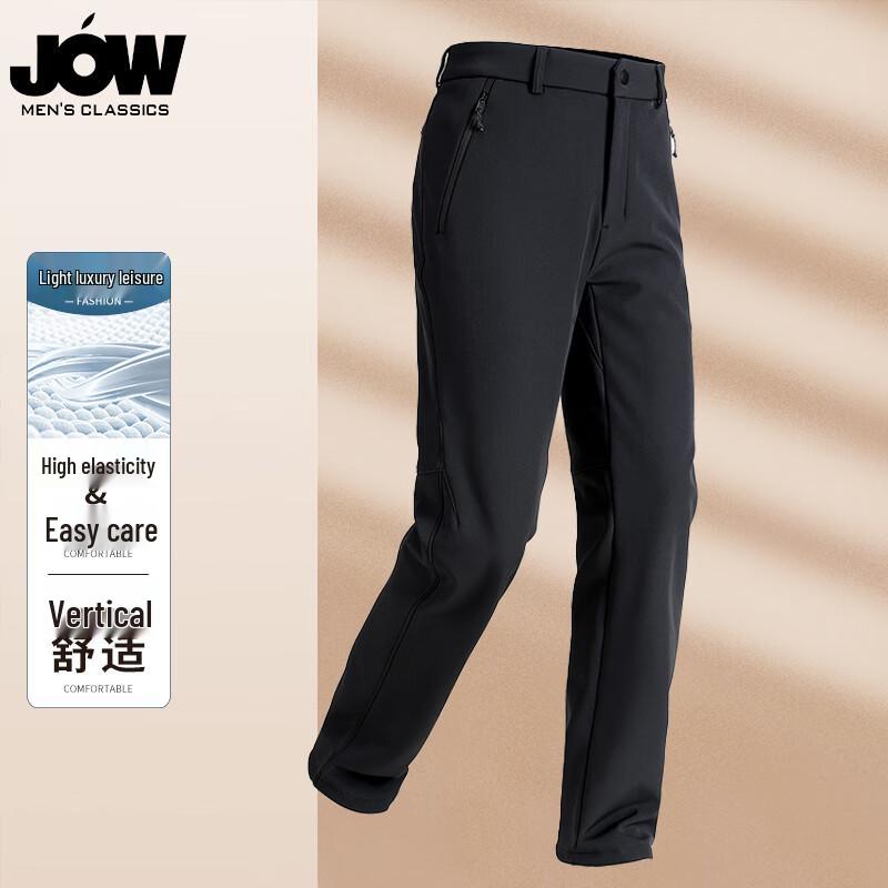 JOW Men s Thermal Wrinkle-Resistant Straight-Leg Trousers M