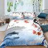 Flower Cherry Blossoms 3D Duvet Cover Bedding Set Comforter Linen Pillowcases Home Decor Single Double Twin King Queen