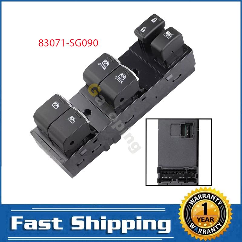 For Subaru Forester 2012 - 2018 Front Left Electric Power Master Window Switch Control Regulator Button 83071-SG090 Car Parts