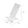Clear Acrylic Desktop Phone Holder Display Rack Easel Accessories Sturdy for Retail,