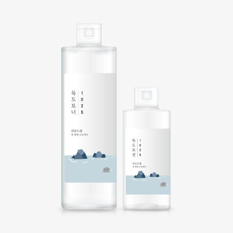 Round Lab 1025 Dokdo Toner 500ml x Lotion 200ml 2-Piece Set