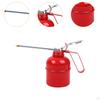 Hand Pump Oiler Can High Pressure Straight Spout Compact Lubricating Oil Spray for Car -house