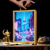 Mood Lamp Seoul Light Painting Photo Frame Led Night Light Beautiful City Lamps Bedside Table Home Room Decoration Friend Gifts