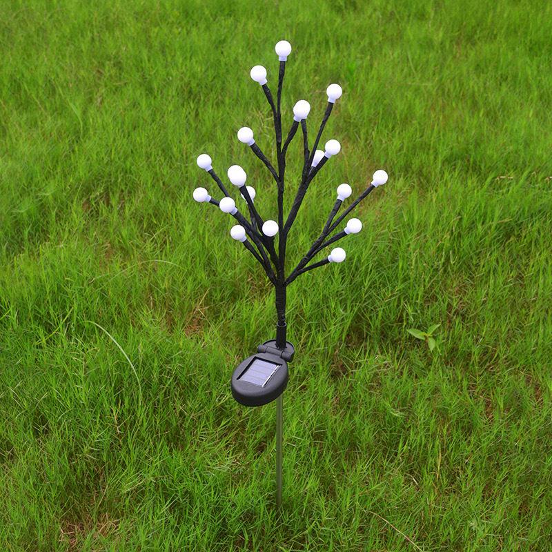 Cross-Border LED Solar Cherry Blossom Firework Lights for Garden and Courtyard Decoration