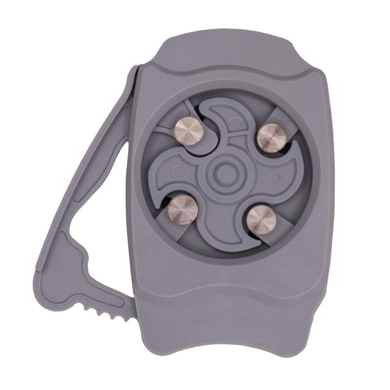 

Многофункциональный консервный ножОткрывалка для бутылок пива и вина серый