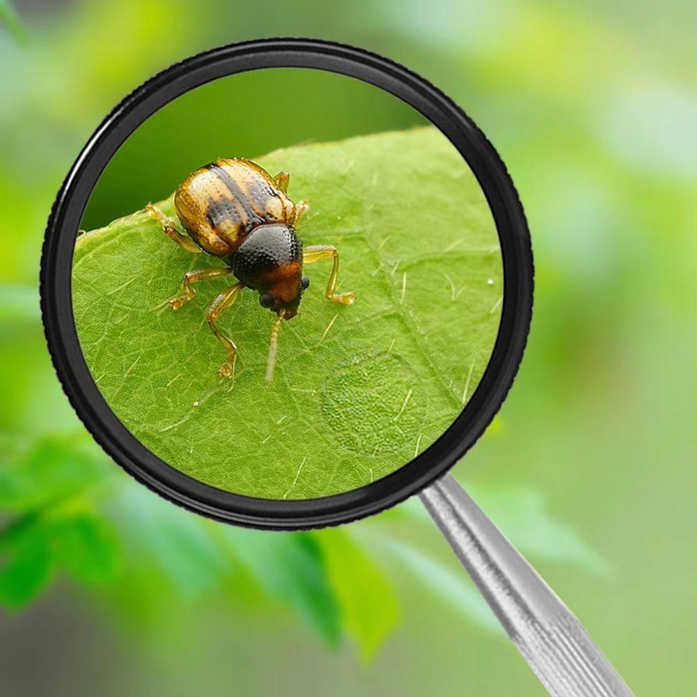 Optical Magnifying Glass Detachable Handle Magnifying Loupe  Observing Fine Objects
