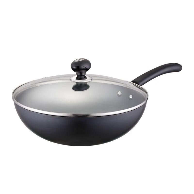 Aishida 30cm Fine Iron Non-stick Wok