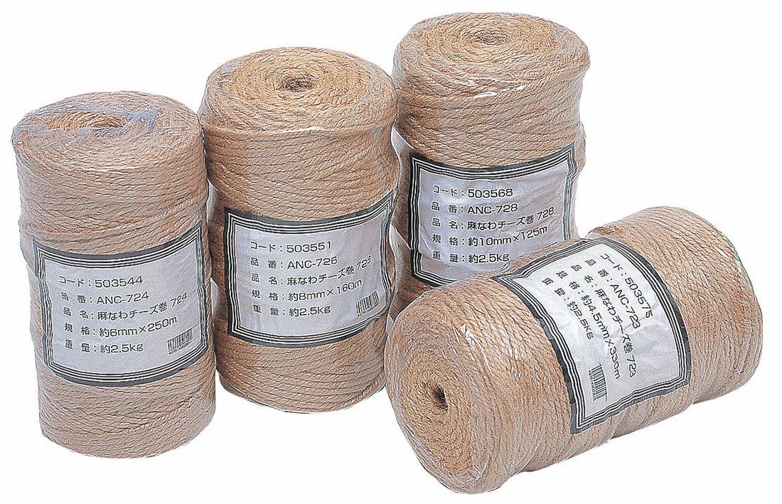

Takasho ANC-724 Hemp Rope Cheese Roll 724, 6mm x 250m