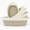 Large Cotton Rope Woven Storage Basket for Toys, Clothes, and Sundries