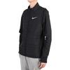 Nike Solid Color Logo Stand Collar Zipper Long Sleeve Cotton Jacket Men Jackets Black AQ4878-010