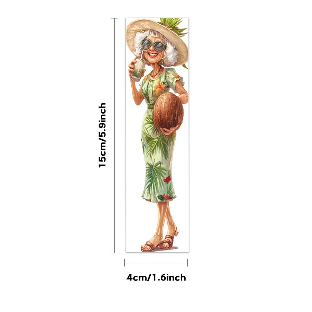 32pcs, summer travel and vacation bookmarks, funny bookmarks, perfect for teachers, readers and book lovers, birthday gifts