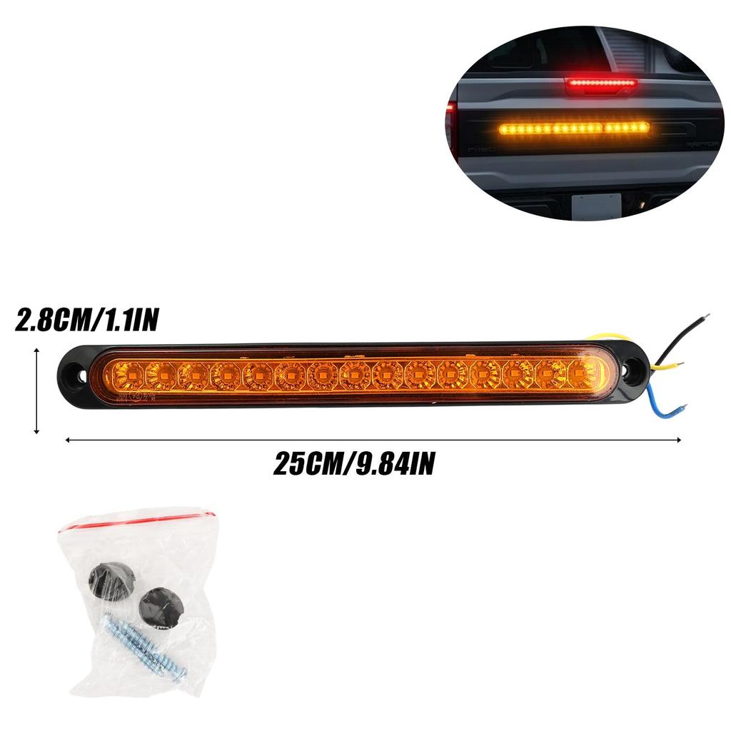 15LED High Brightness Warning Lights Universal Tail Rear Lamp Turn Stop Brake Light for Trailer Lorry Pickup Truck Accessories