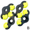 4 Pack Indoor Cycling Snap Rocker Feet Adapters,for Bike Resistance