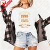 1996 Birthday Legend Women TShirt Cotton Short Sleeve Casual Fashion Summer Top Birthday Party Gift for The 30th Birthday
