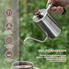Boundless Voyage Titanium Coffee Drip Pot, Narrow Mouth, 300ml, Single-Serve, Wooden Handle, Drip Pot, Camping Coffee Pot, Coffee Kettle, Outdoor