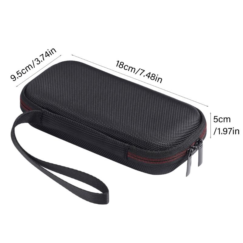 Multiple Compartment Travel Pouch Box Shockproof Water Resistant For Retroid Pocket Mini Game Console Hard Carrying Bag