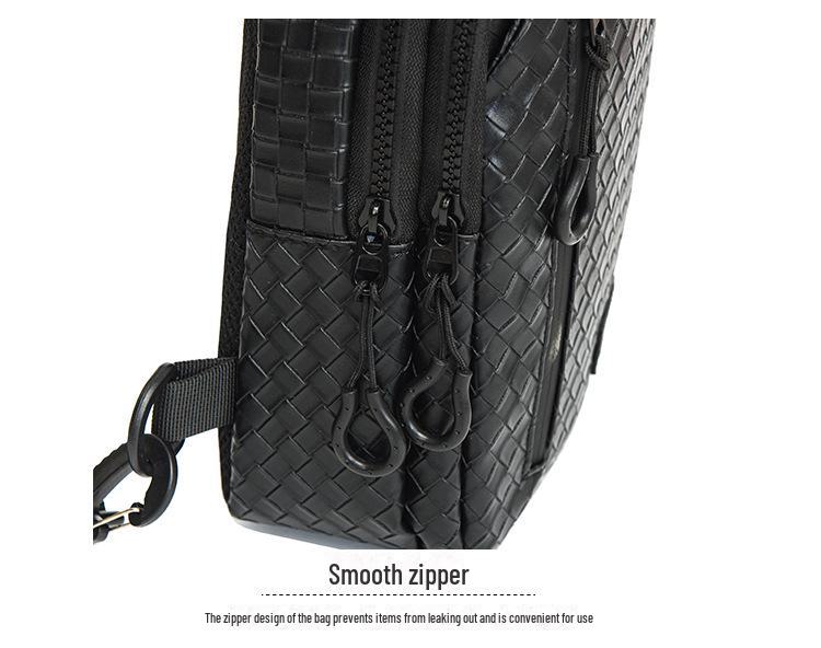 2024 Men's Large Capacity Korean Casual Messenger Bag with USB - Multifunctional Business Shoulder Bag