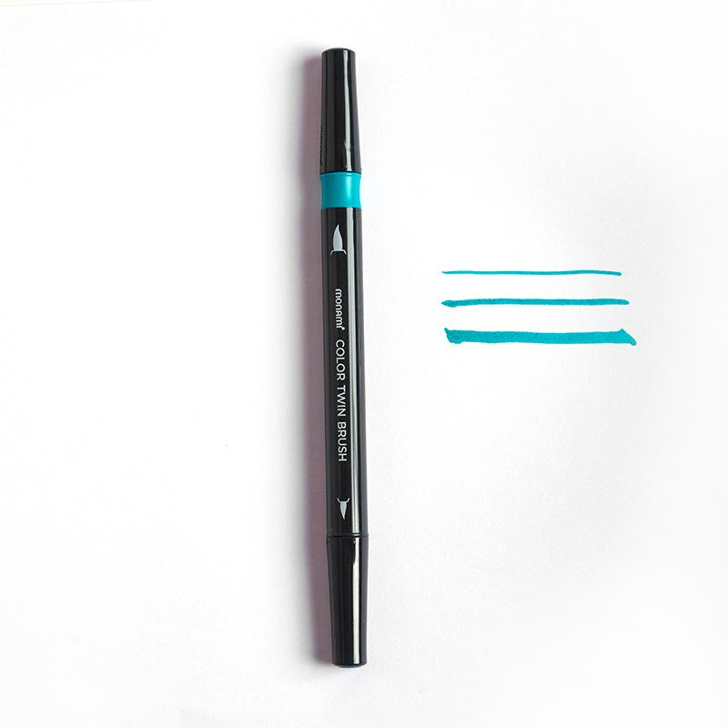 Munami 30-Color Double-Ended Brush Pen Set for Calligraphy & Sketching