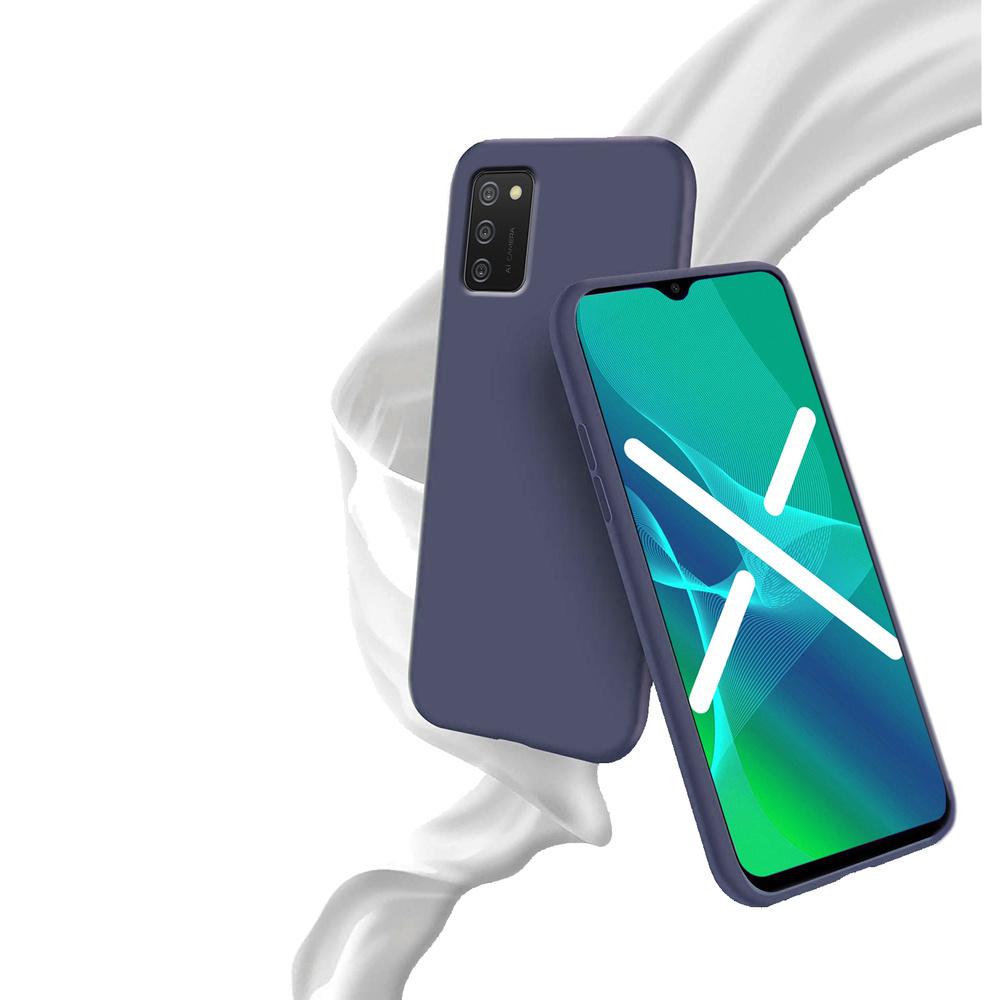 Thin case for Samsung Galaxy A02s, Slim, navy blue