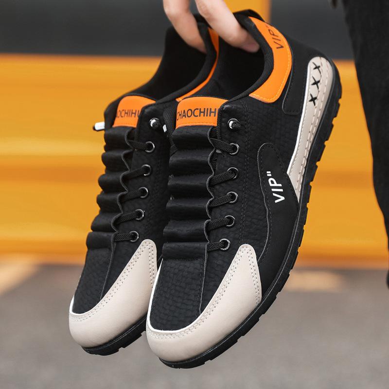 Men's shoes autumn soft-soled shoes versatile Forrest Gump shoes casual leather shoes youth sports running shoes