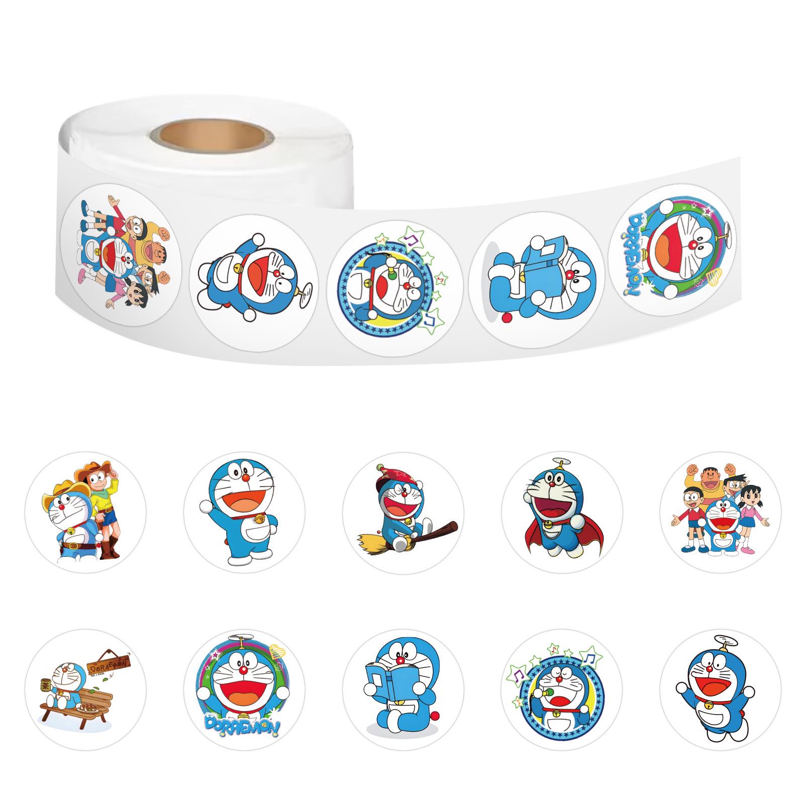 

500 Sheets Doraemon Washi Tape Stickers for Journals and DIY Notebooks - Kids Stationery Sealing Decorations