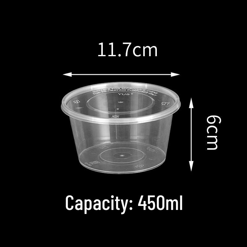 Disposable Round Plastic Food Containers
