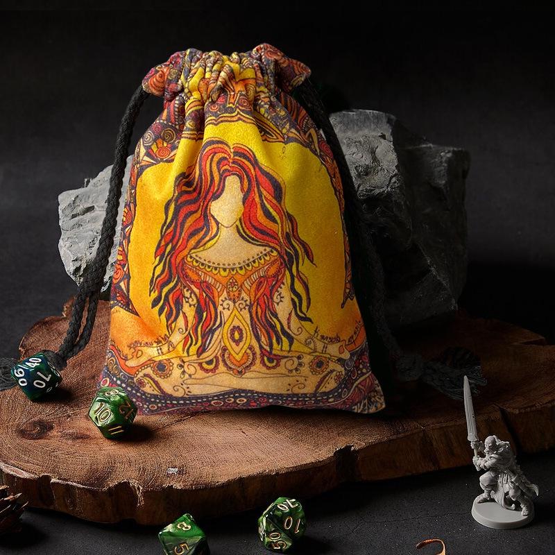 Velvet Storage Bag Dice Storage Bag Drawstring Tarot Card Holder Bag Jewelry Pouch Enthusiasts Hand Gift Bags