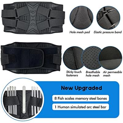 Lower Back Bracelumbar Support Belt for Women and Menadjustable Lumbar Training Belt