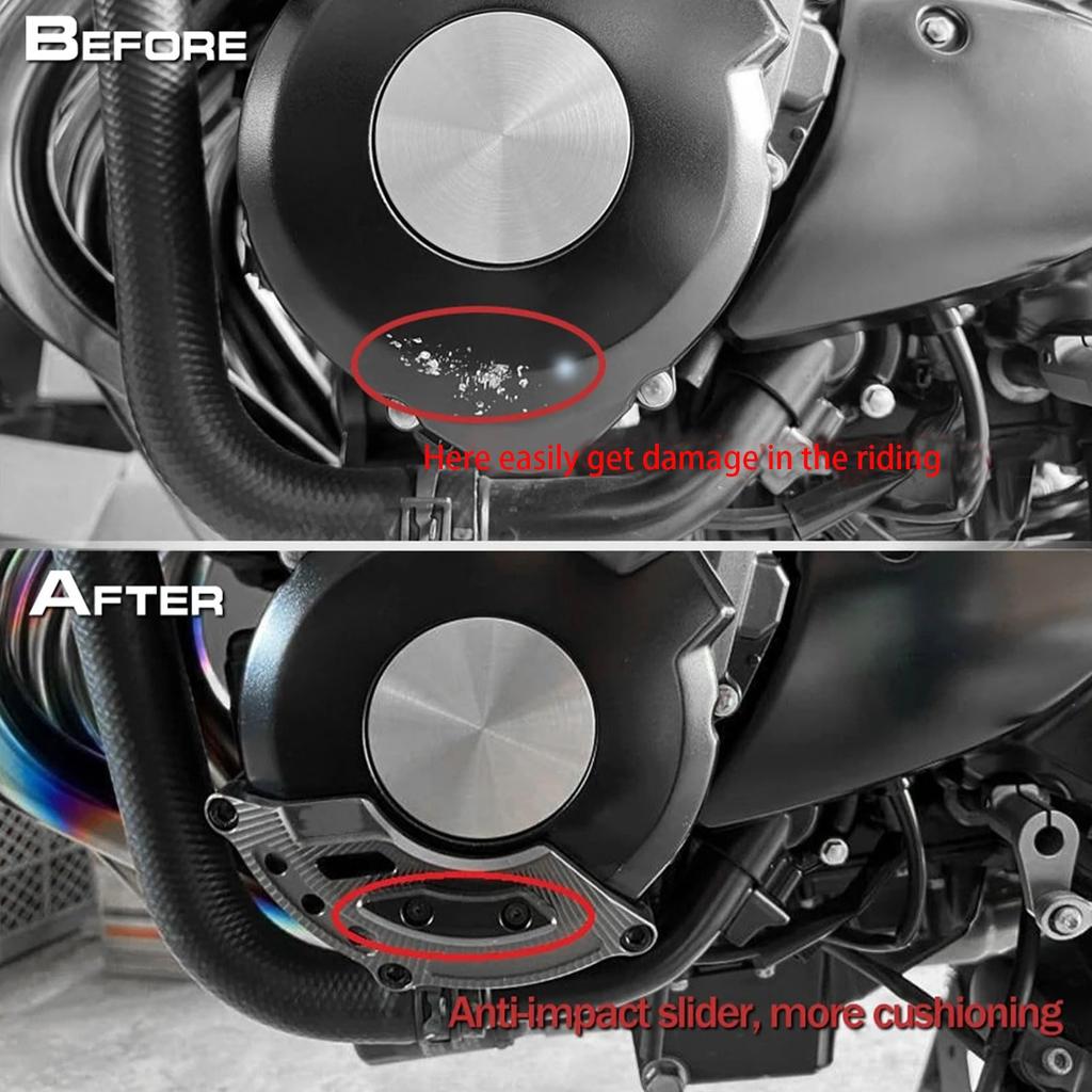 WOOGA Motorcycle Engine Frame Slider Stator Guard Cover Protector for Kawasaki Z900RS CAFE Z 900RS Z 900 RS CAFE Accessories 2018 2019 2020 2021 2022
