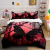 Conjunto de Decoración Artística de Mariposa Gótica Juego de Ropa de Cama con 1 Funda de Edredón 2 Fundas de Almohada Individual Doble King Queen, Regalo