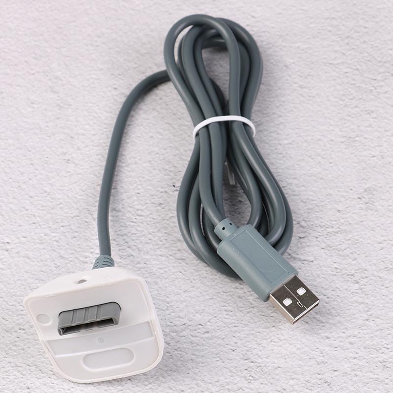 USB 2.0 cable lead for xbox 360 console wireless gamepad controller charger