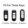 Fashion Abs+Carbon Fiber Car Remote Key Case Cover For Mazda 2 3 6 Axela Atenza Cx-5 Cx5 Cx-7 Cx-9 2014   Up