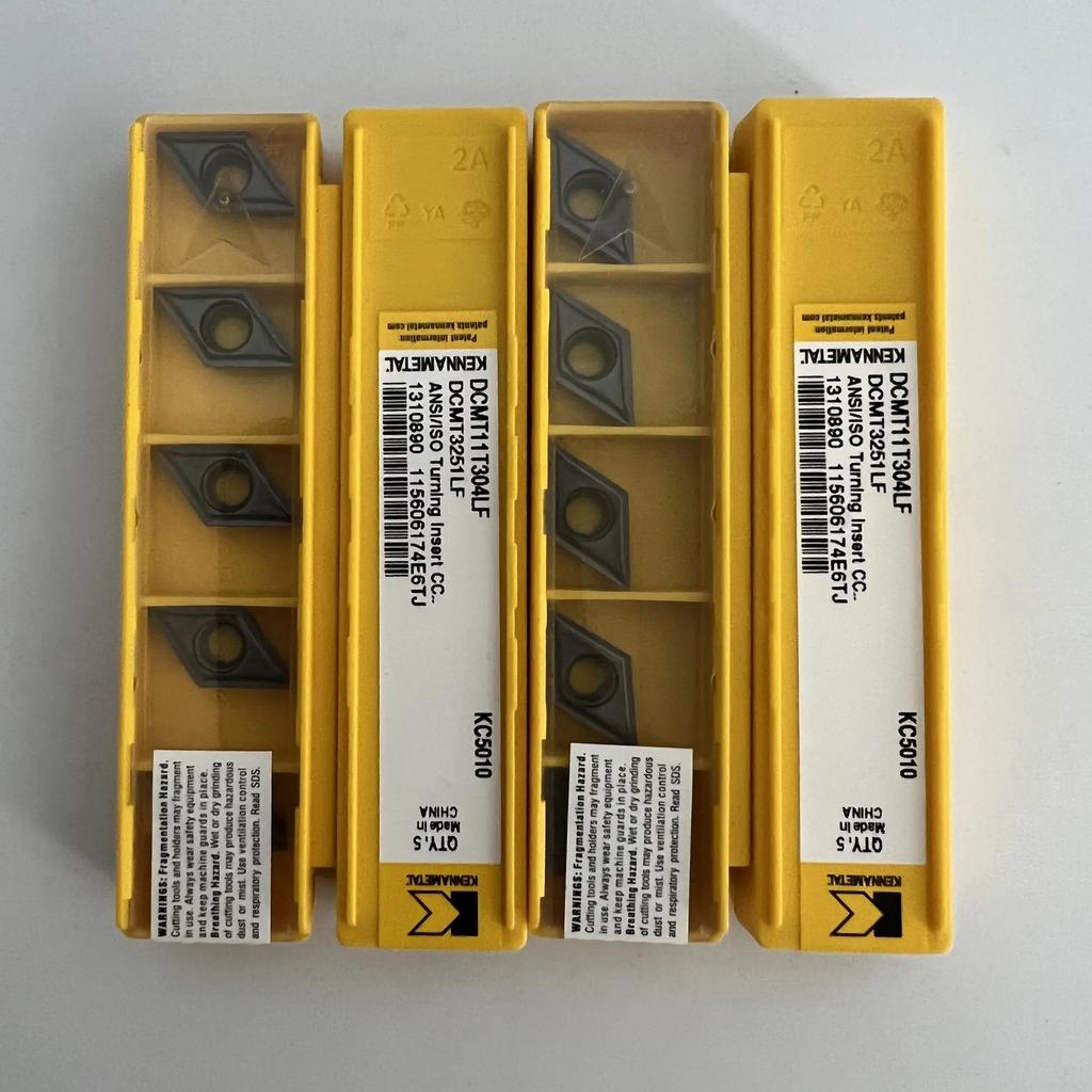 KENNAMETEL / DCMT11T304LF KC5010  / Original Carbide Blade 10 Pcs
