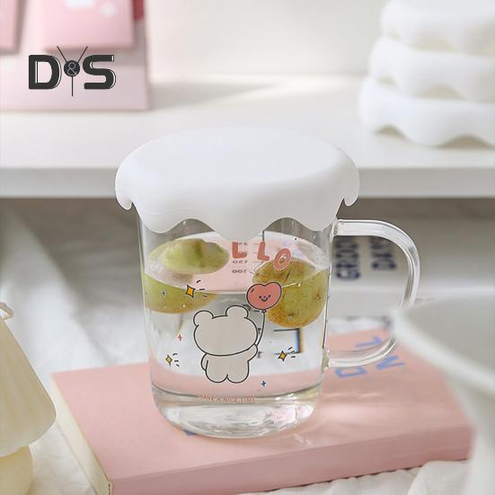 Food Grade Mug Lid Leak Proof Great Glass Mug Tea Coffee Lid