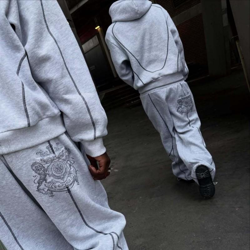 Felpa con cappuccio stampata in 3D stile Y2K Unisex Oversize Casual Pullover Autunno
