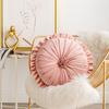 Seat Pillow Ruffle Super Soft Comfortable Touch Full Filling Elastic Decorative Round