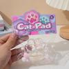 Sticky Squeeze Cat Paw Toys Slow Rising Amethyst Cat Paw Cute Slow Rebound Toy