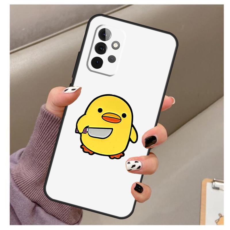 Kreslený pouzdro na nůž kachna Pro Samsung Galaxy A34 A54 A14 A06 A16 A26 A36 A56 A12 A32 A52 A13 A33 A53 A15 A35 A55