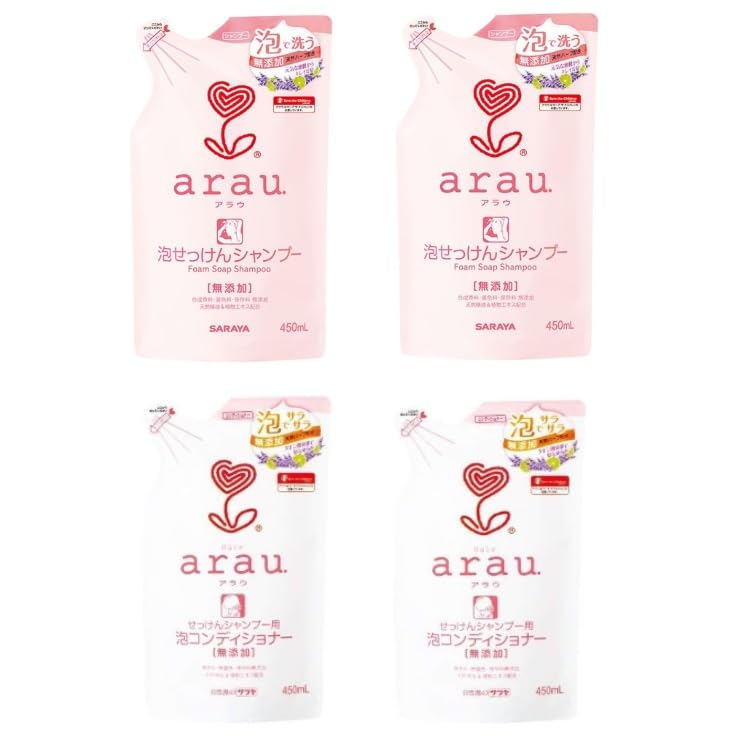 

Saraya arau. Arau Foam Soap Shampoo Refill 450ml x 2 Conditioner Additive-free Refill 450ml x 2 [2 sets]