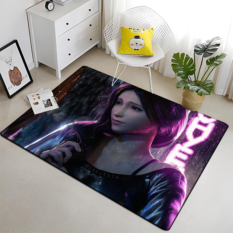 Final Fantasy Carpet Art Printed Living Room Bedroom Children's Rugs Soft Kitchen Area Rug Non-slip Flannel Carpet Floor Mat