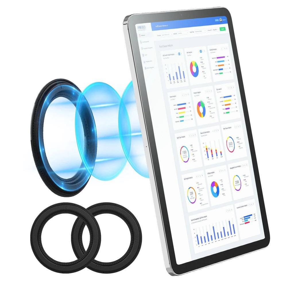 Magnetische Tablet-Wandhalterung, iPad-Halterung, Halterungsmagnet für iPad, SnapHold-Magnetaufkleber für Zuhause, Büro, Kühlschrank