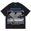 230 Gsm 100% Cotton Demon Slayer V10 Tomioka Print Unisex Heavy Cotton T Shirt