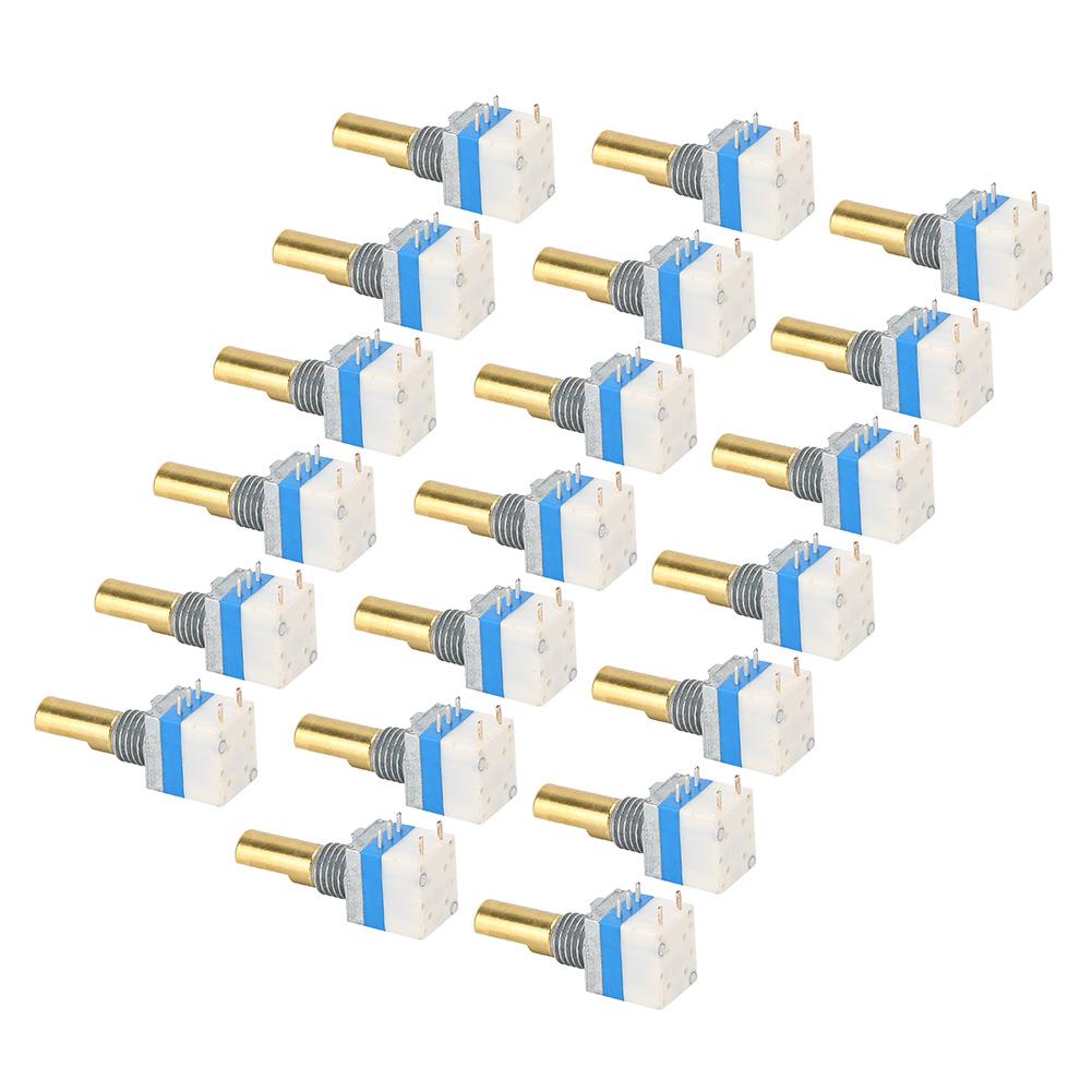 20PCS 3107 Volume Switches Walkie Talkie Aluminium Alloy Fit for UV5R BF‑888S TK3107